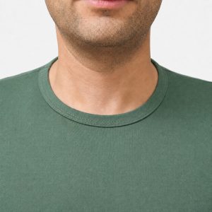 تیشرت مردانه سبز پنبه یک‌رو